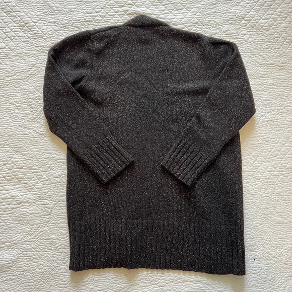 Vintage merino wool grey cardigan, Parisian Signature, size M - Picture 2 of 6